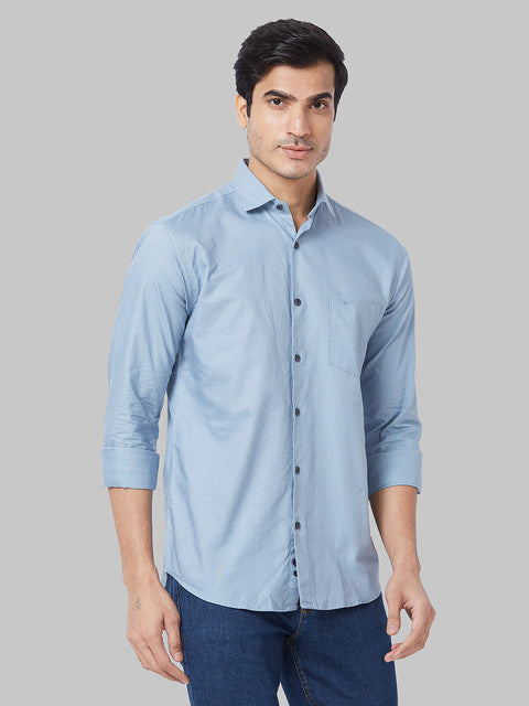 Park Avenue Blue Casual Shirt 