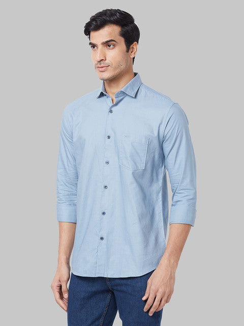Park Avenue Blue Casual Shirt 