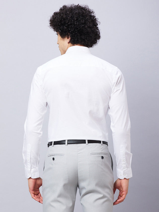 Park Avenue White Casual Shirt 