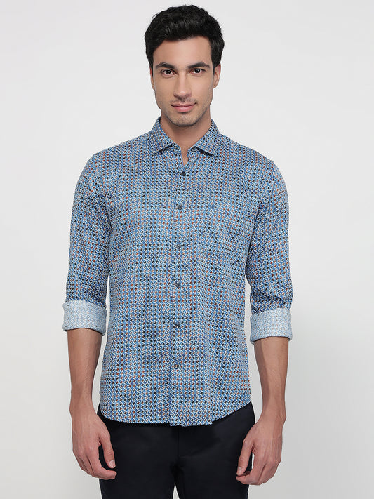 Park Avenue Blue Shirt 
