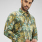 Park Avenue Green Casual Shirt 