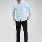 Park Avenue Blue Casual Shirt 