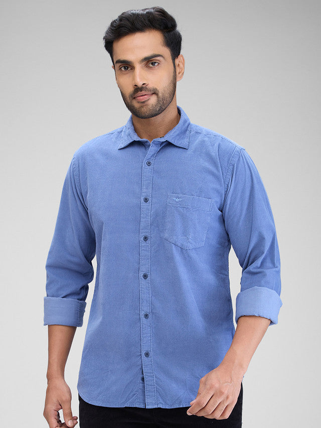 Park Avenue Blue Casual Shirt 