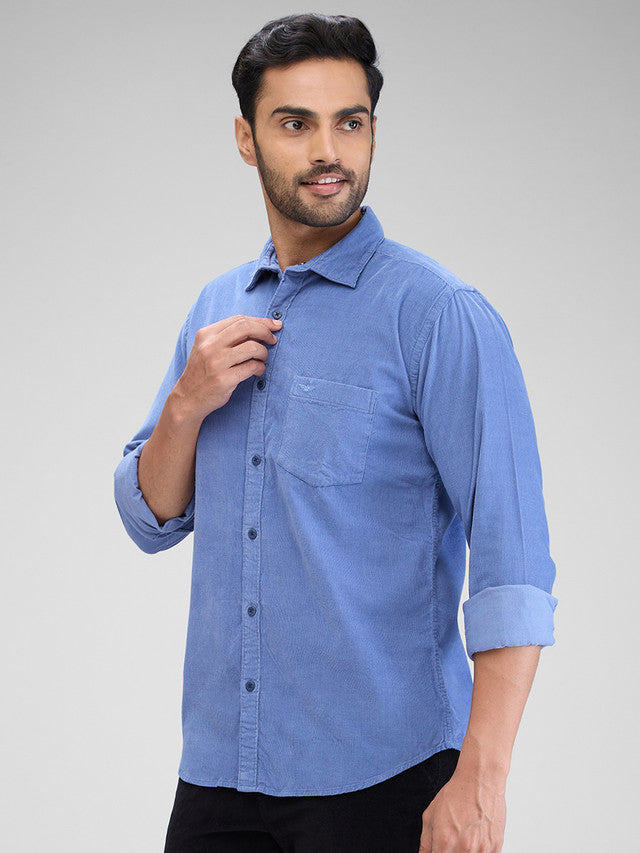 Park Avenue Blue Casual Shirt 