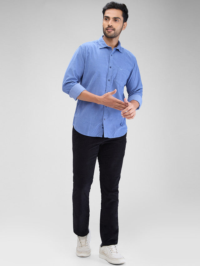 Park Avenue Blue Casual Shirt 