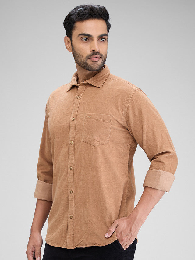 Park Avenue Khaki Casual Shirt 