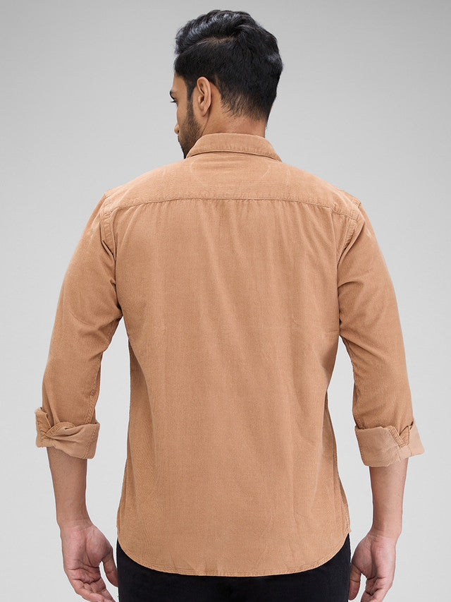 Park Avenue Khaki Casual Shirt 