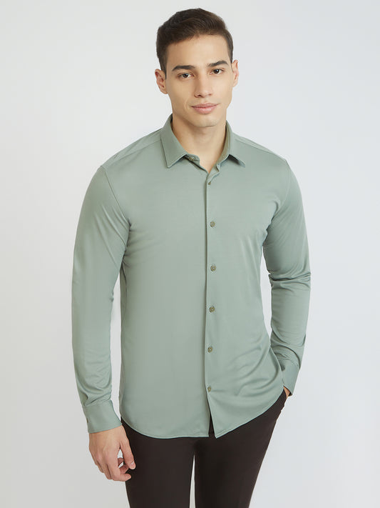 Park Avenue Green Shirt 