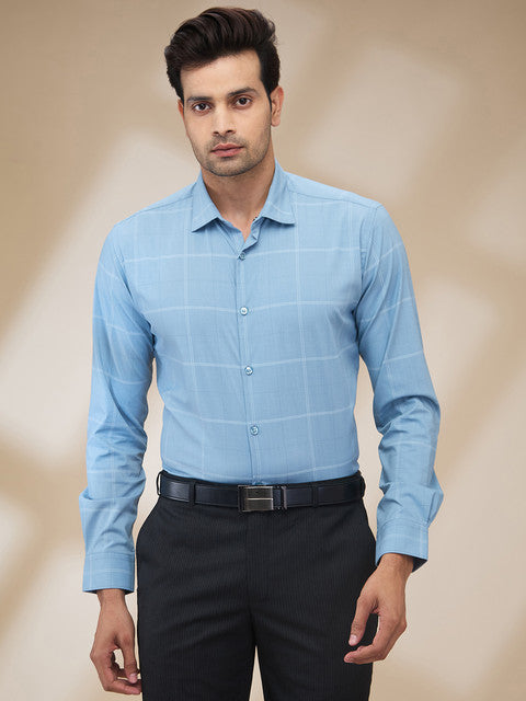 Park Avenue Blue Casual Shirt 