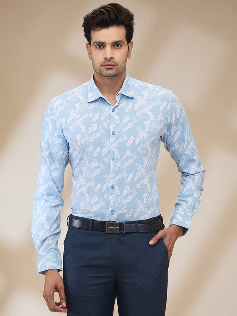 Park Avenue Blue Casual Shirt 