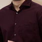 Park Avenue Maroon Casual Shirt