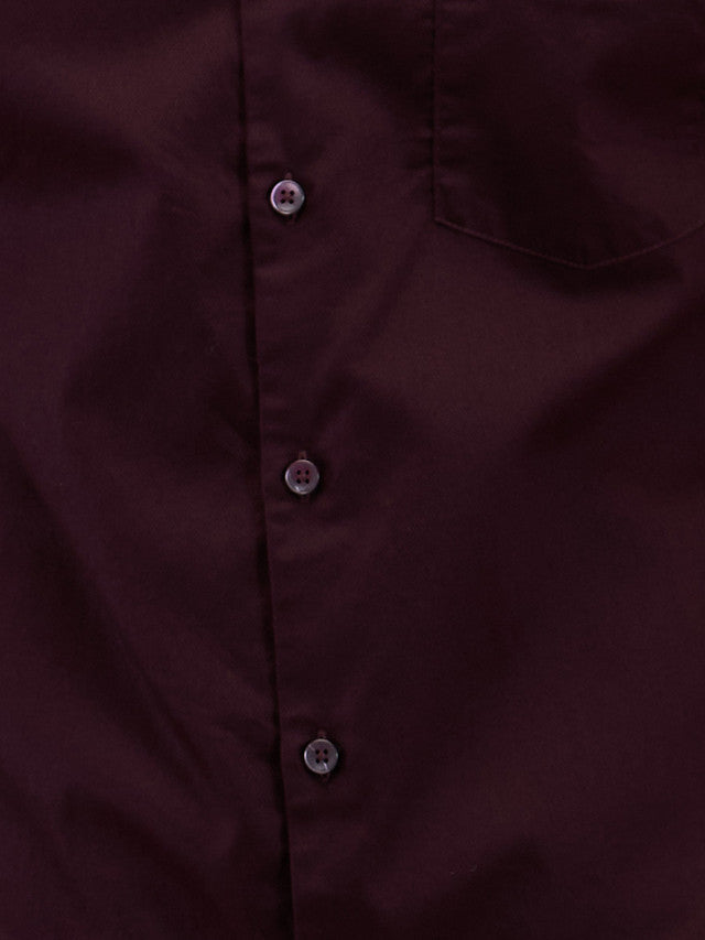 Park Avenue Maroon Casual Shirt