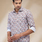 Park Avenue Red Casual Shirt