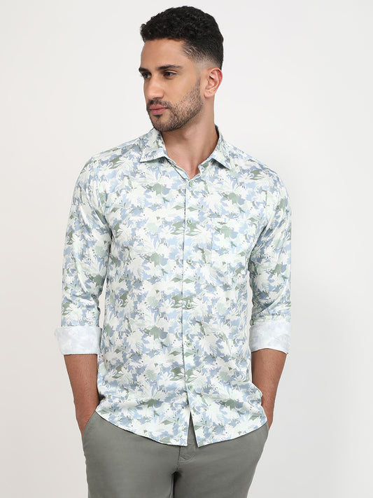 Park Avenue Green Shirt 