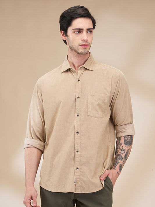 Park Avenue Brown Casual Shirt