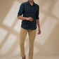Park Avenue Grey Casual Shirt
