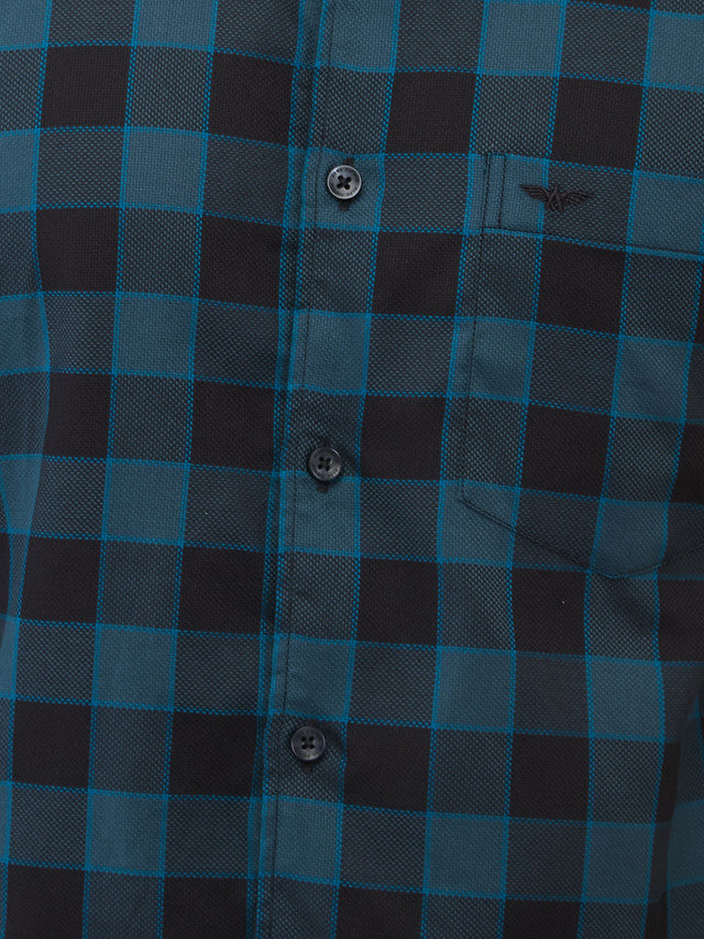 Park Avenue Grey Casual Shirt