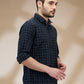 Park Avenue Blue Casual Shirt
