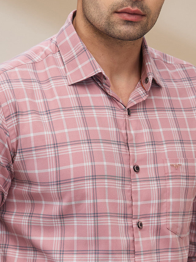 Park Avenue Pink Casual Shirt