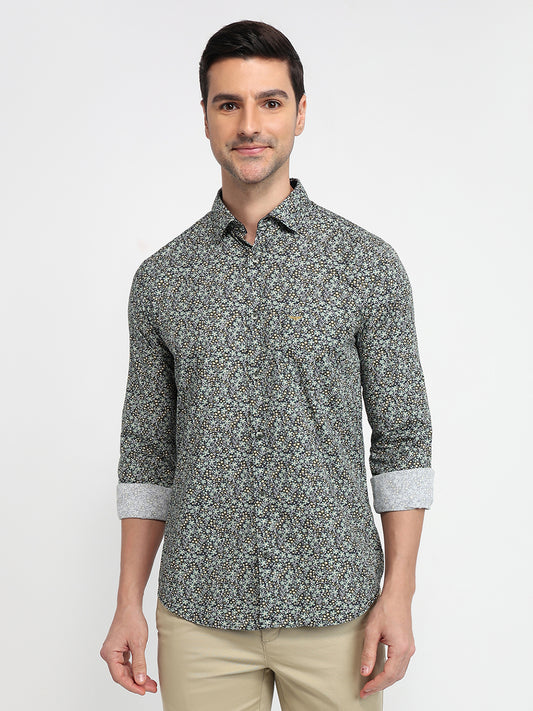 Park Avenue Green Shirt