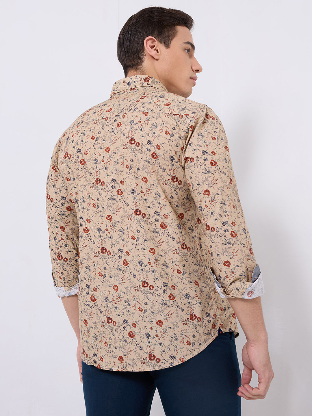 Park Avenue Brown Casual Shirt 