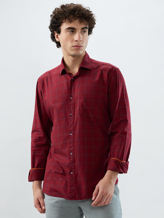 Park Avenue Maroon Shirt