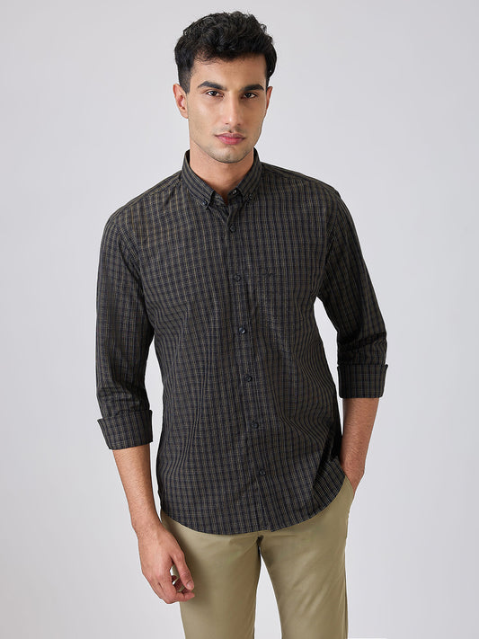 Park Avenue Green Shirt 
