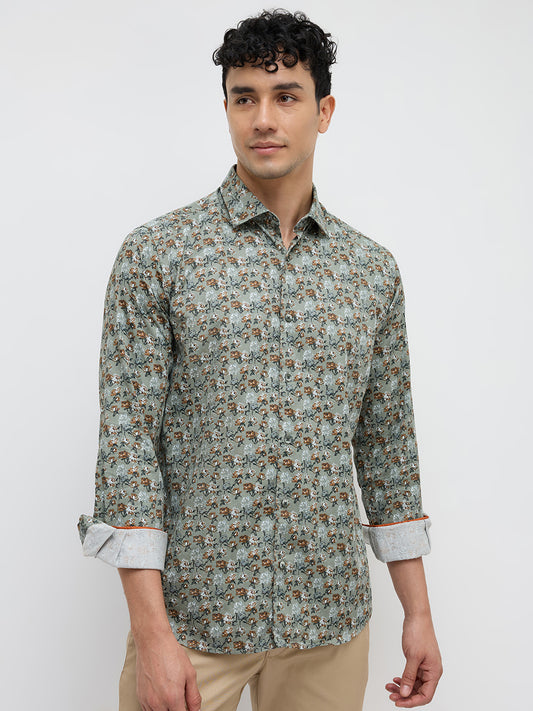 Park Avenue Green Shirt 