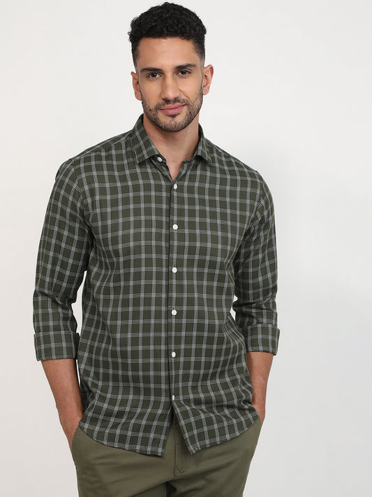 Park Avenue Green Shirt