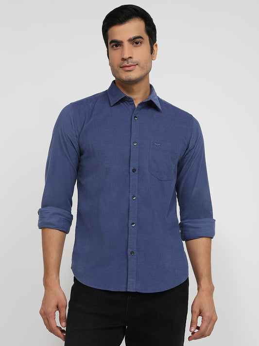 Park Avenue Blue Casual Shirt