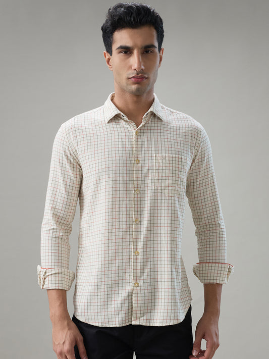 Park Avenue Yellow Casual Shirt