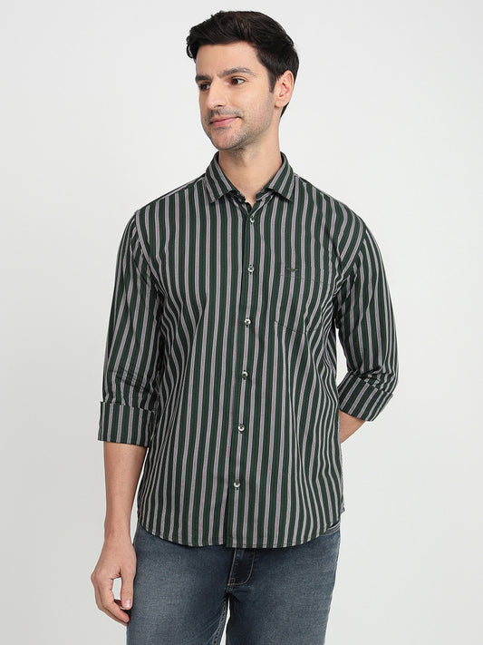 Park Avenue Green Shirt 