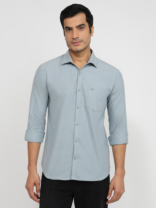 Park Avenue Blue Casual Shirt