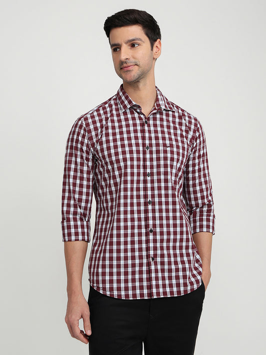 Park Avenue Maroon Shirt 