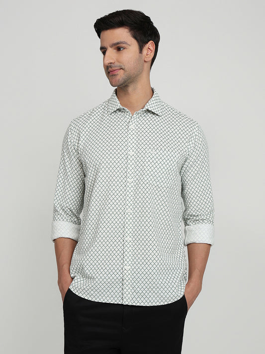 Park Avenue Green Shirt 