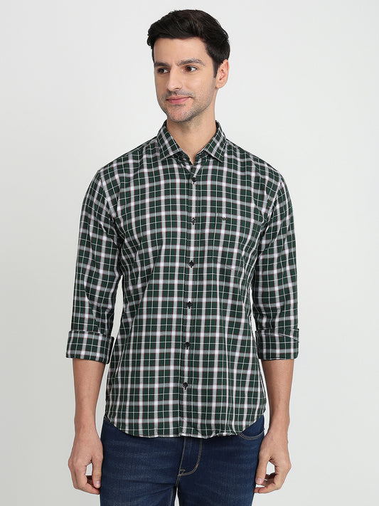 Park Avenue Green Shirt 