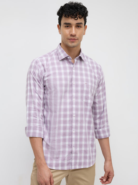 Park Avenue Violet Casual Shirt