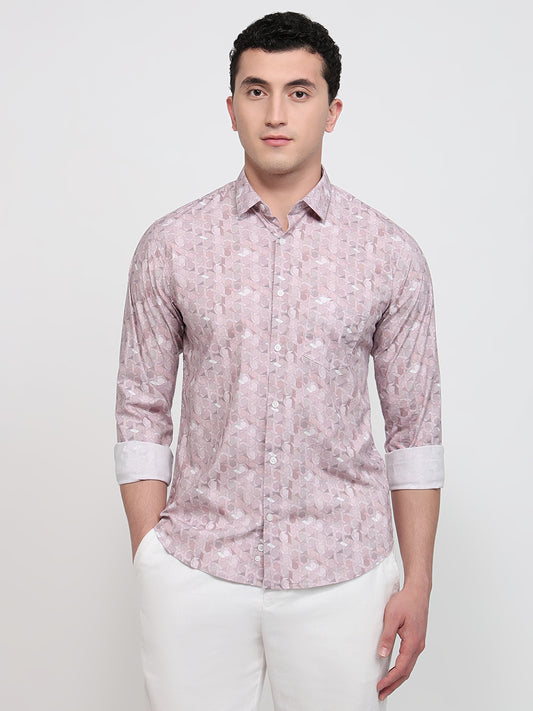 Park Avenue Pink Casual Shirt