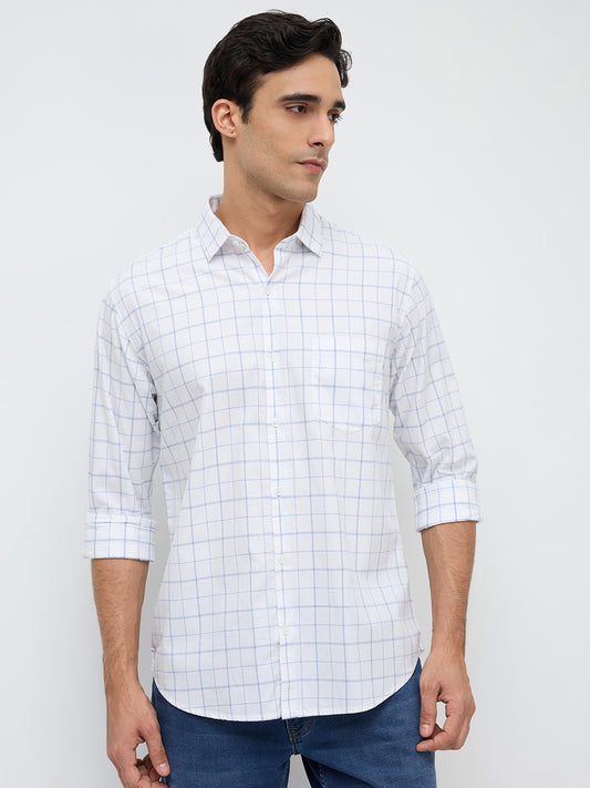 Park Avenue Blue Casual Shirt