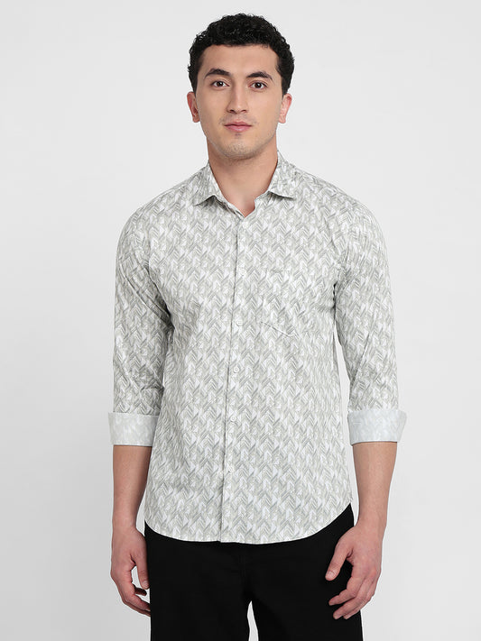 Park Avenue Green Shirt 