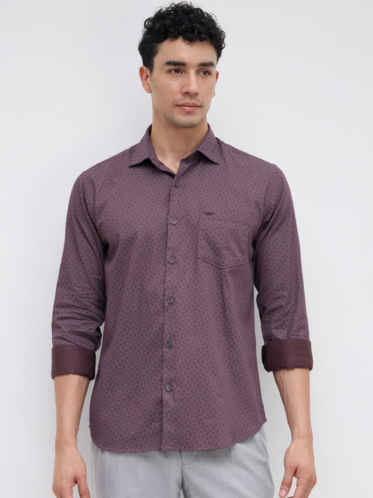 Park Avenue Maroon Shirt 