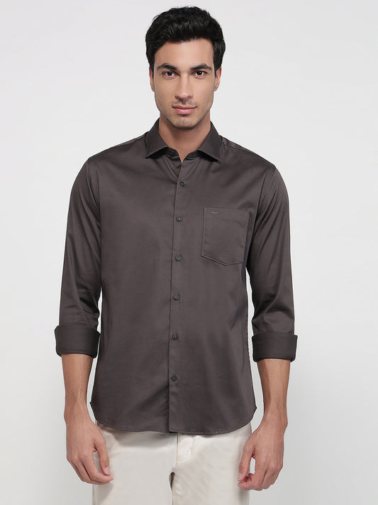 Park Avenue Grey Casual Shirt