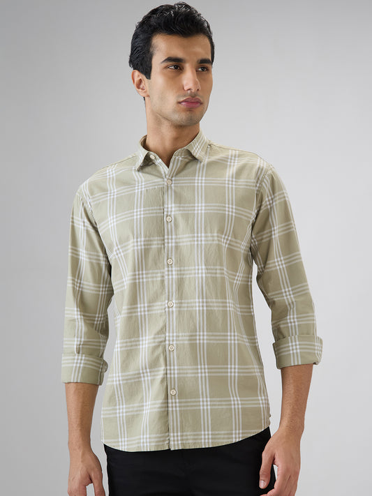 Park Avenue Green Shirt