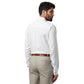 Park Avenue White Chambray Slim Fit Full Sleeve Linen Shirt