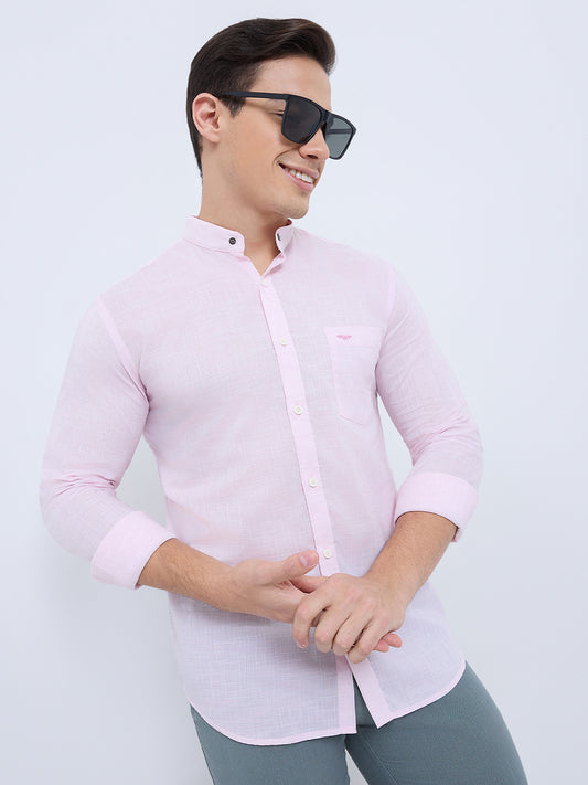 Park Avenue Red Casual Shirt 