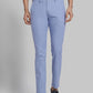 Park Avenue Blue Solid Neo Fit Cotton Trouser