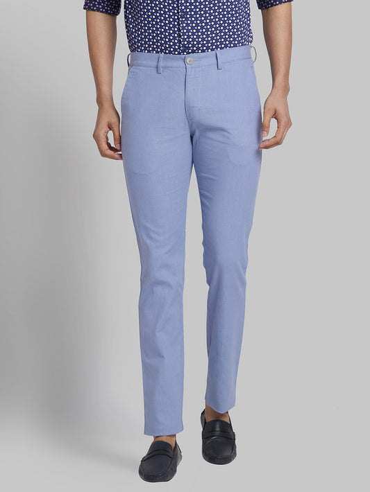 Park Avenue Men Blue Neo Fit Solid Trouser