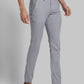 Park Avenue Grey Solid Neo Fit Cotton Trouser