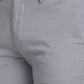 Park Avenue Grey Solid Neo Fit Cotton Trouser