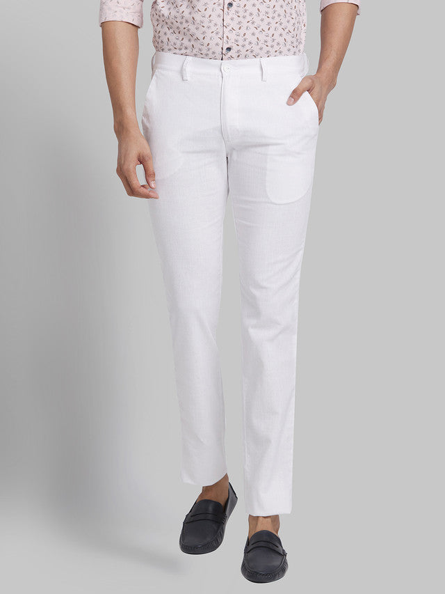 Park Avenue White Trouser